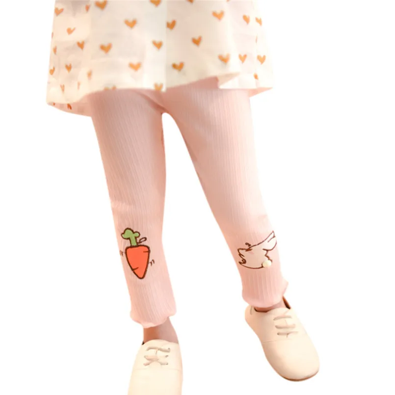 2019 new Newborn Baby Girl Stripe Skinny Rabbit Pants Cartoon Knit Stretchy Warm Leggings  (9)