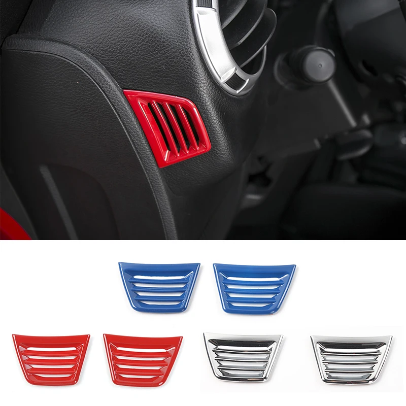 

MOPAI ABS Car Interior Dashboard Side Air Outlet Vent Decoration Trim Stickers for Jeep Wrangler 2007 Up Car Styling
