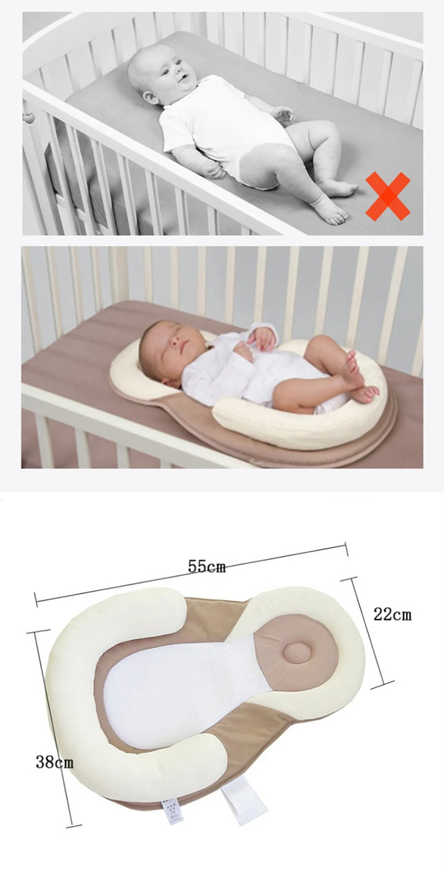 Хлопковая кровать для новорожденных, складная детская кровать для путешествий, многофункциональная детская кроватка