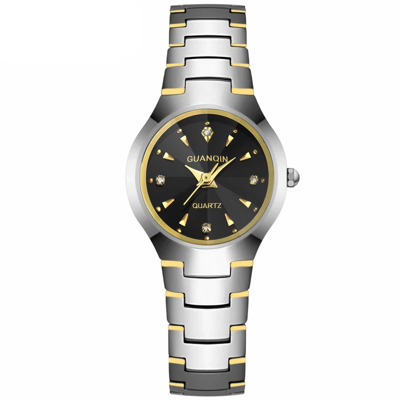

GUANQIN GQ30018 Fashion Watch Women Dress relogio feminino waterproof Tungsten Steel gold bracelet watches relojes mujer
