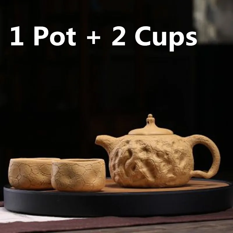

Chinese Yixing Zisha Teapot Tea Sets Porcelain 200ml Teacups 50ml New Arrived High Quality With Gift Box Safe Packaging