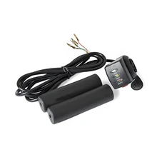 NICECNC 22 мм Электрический скручивающий зажим для большого пальца бар дроссельная заслонка Батарея Индикатор Переключатель Комплект для E-мотоцикл E-Bike E-Scooter