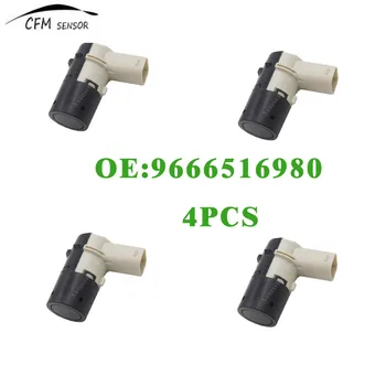 

4pcs New 9666516980 PDC Parking Sensor Bumper Object Reverse Assist Radar For PSA