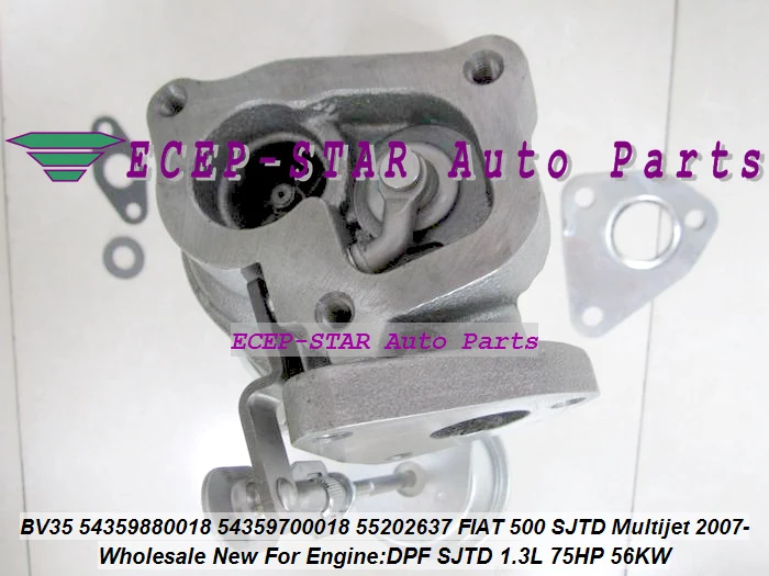 KP35 54359880018 54359700018 55202637 Turbo Turbocharger For FIAT Commercial Qubo Panda Punto III 500 2005-09 DPF SJTD 1.3L 75HP (5)