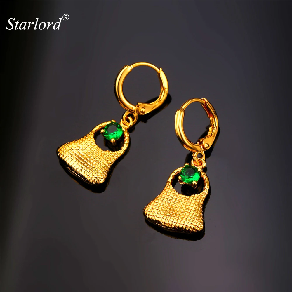 Bilum Bag Dangle Earrings Gold Color Bilumware Charm Papua New Guinea Jewelry PNG Bilum Earrings