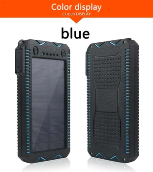 

Liitokala lii-d002 portable solar portable Batteries 20000 MAH for xiaomi 2 iPhone external battery powerbank Dual USB waterproo