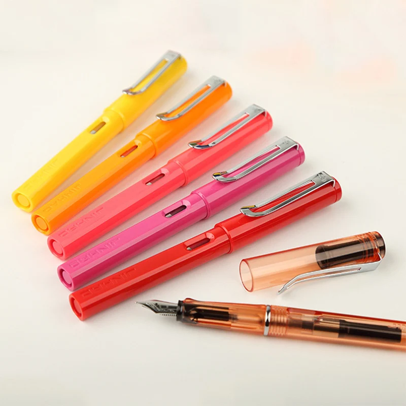 Jinhao перьевая ручка Высокое качество каллиграфическая ручка двухцелевые мужские солнцезащитные очки 0,5 мм золото чернильная ручка NIB для написания офисные школьные принадлежности, блокноты