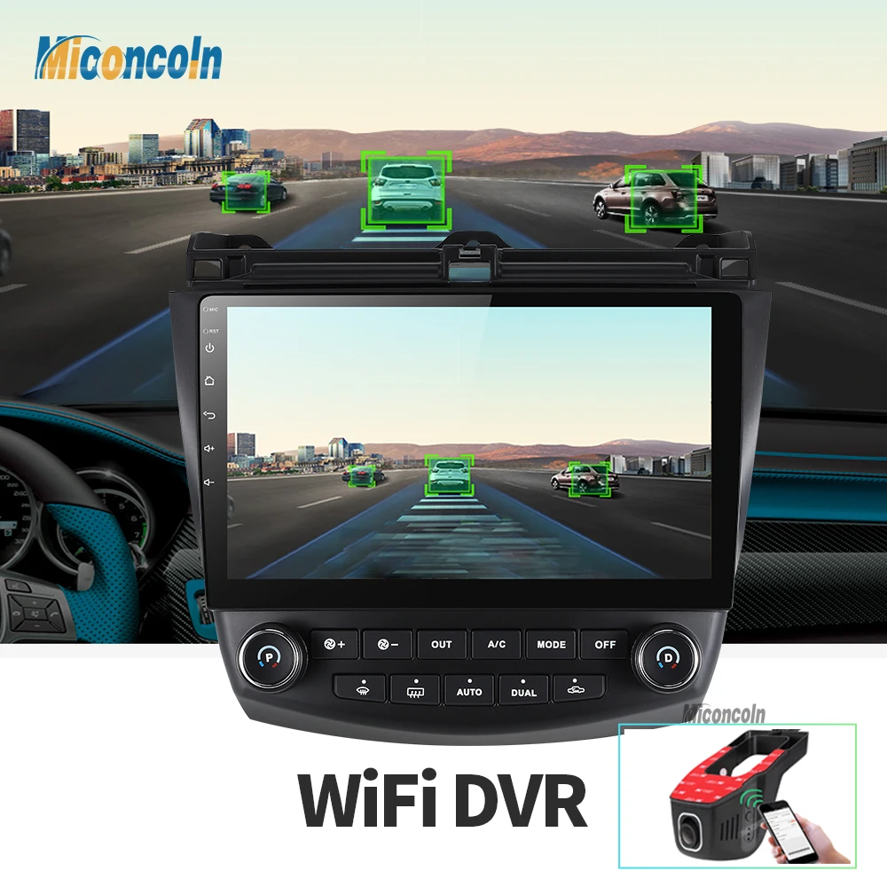 Discount 2G+32G android 8.1 car dvd gps player for Honda Accord 7 2003-2007 with car radio video player gps navigation car stereo 5