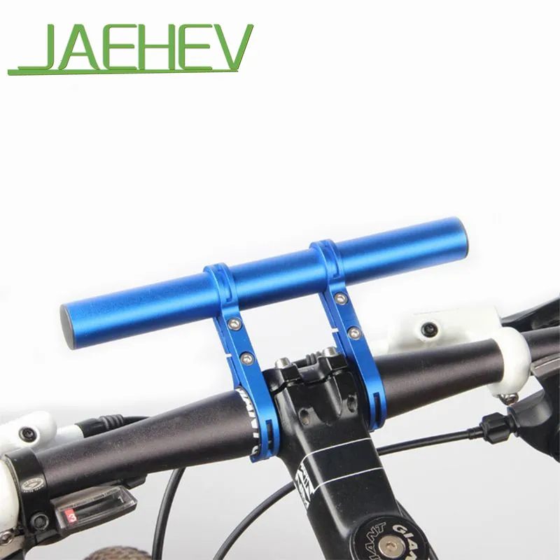 

JAEHEV MTB Road Bike Handlebar Extender Expander Double / Single Bicycle Speedometer Mount Headlight Flashlight Lamp Holders