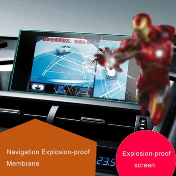 

QHCP GPS Navigation Screen Steel Material Protective Film LCD Screen Film Sticker Accessories For LEXUS RX/NX/ES FREE SHIPPING