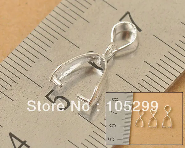 120 шт. подвеска из серебра 925 пробы 3 размера|sterling silver jewelry findings|bail connectorjewelry findings |