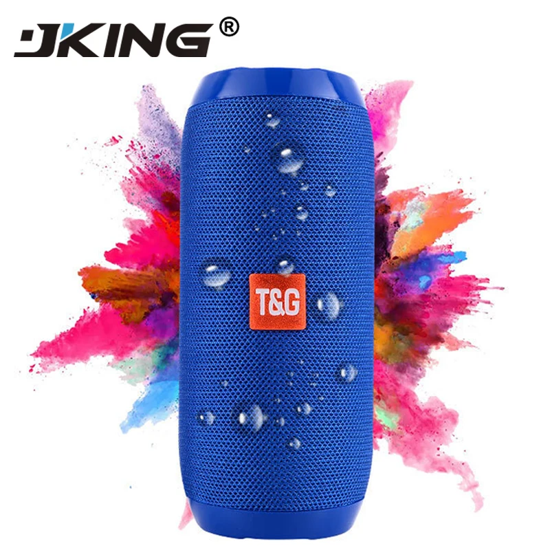 

JKING T&G117 speaker wireless bluetooth Sound box Hi-Fi Box Mini Column Box Speaker music Soundbar spiker Surround Audio AUX USB