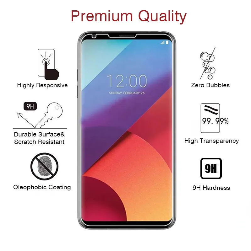 9H закаленное стекло для LG V30 Защитная пленка экрана V 30 v40 Взрывозащищенная