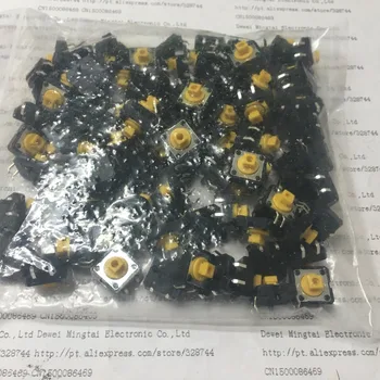 

100PCS/LOT B3F-4050 B3F 4050 12*12*7.3mm DIP4 1.27N