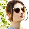 LeonLion High Quality Women Fashion 2022 Sunglasses Women Vintage Metal Luxury Cateye Glasses Retro Oculos De Sol Feminino ► Photo 2/6