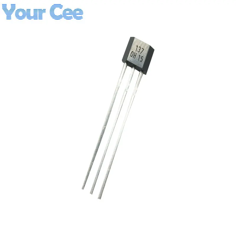 50 pcs OH137 TO-92S Hall Effect Sensor Switch Circuit for Hall Sensor