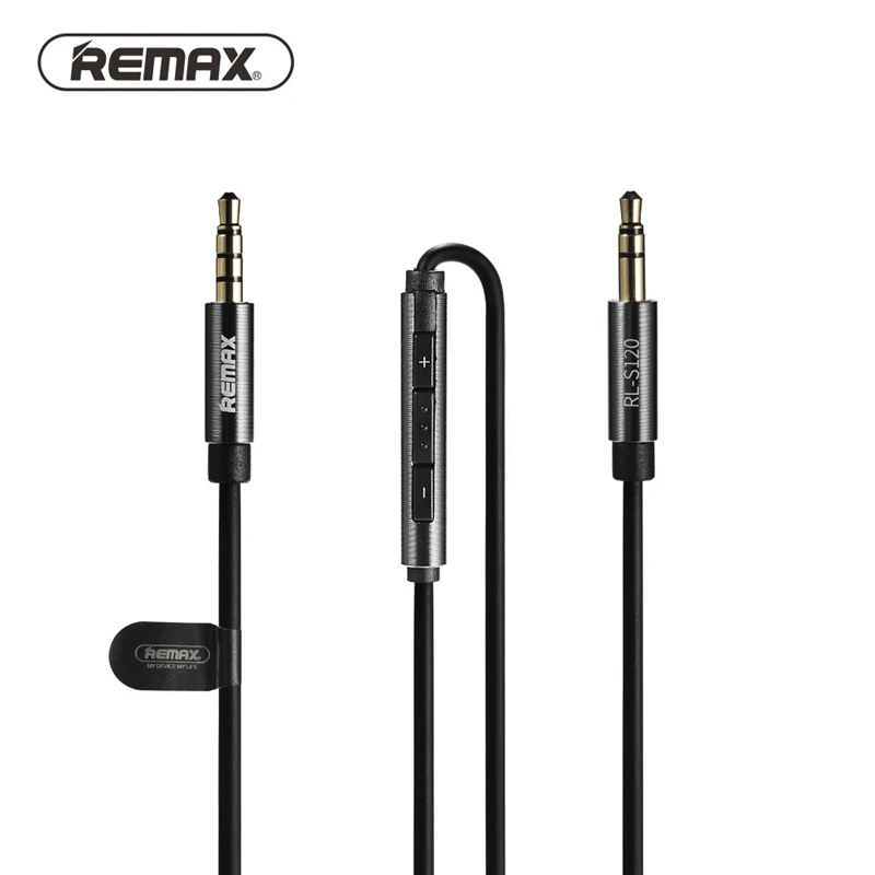 

2018 Lowest price Remax Multifunctional Audio AUX Cable with Mic, Jack Device Male to Male 3.5mm to 3.5mm Stereo Cord Device