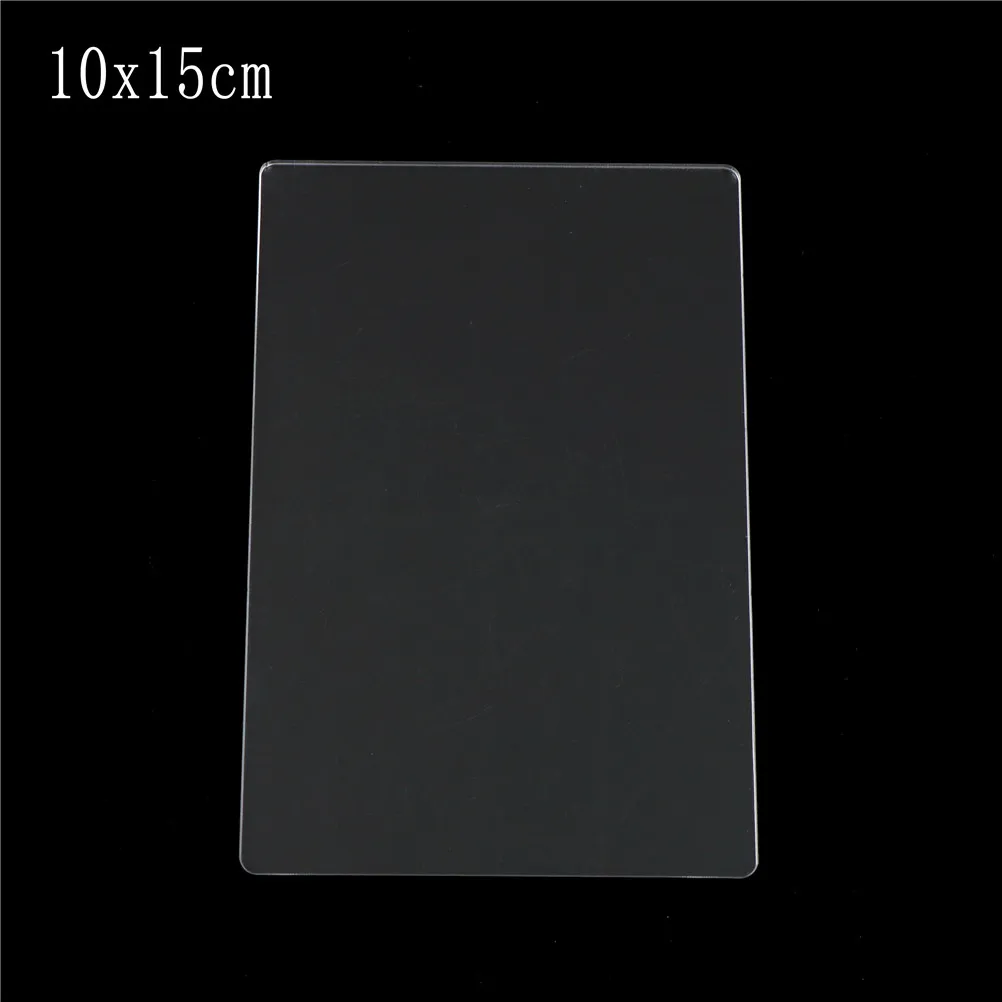Size S/L Acrylic Transparent Clay Pottery Sculpture Tool Workbench Pressure Plate Clay Tools
