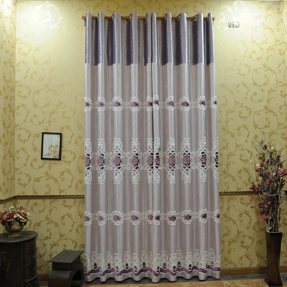 Online kopen wholesale paars gordijn panelen uit china paars ...