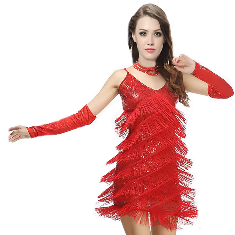 Cha Cha Donna Donne di Usura di Ballo Latino Delle Donne del Vestito Latino  Costume Abiti Frangia Della Signora Dancewear Adulto Vestito Da Ballo 6 di  Colore|latin dress|latin dress womenwomen latin dress -
