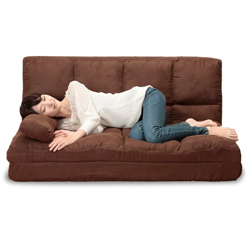 Japanese Style Modern Living Room Furniture Floor Seating Adjustable Foldable Upholstered Gaming Chaise Futon Sofa Lounge Chair