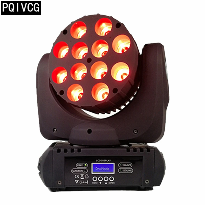 Светодиодный прожектор 12x10 Вт вращающийся rgbw 4in1dmx Прожектор светильник ное