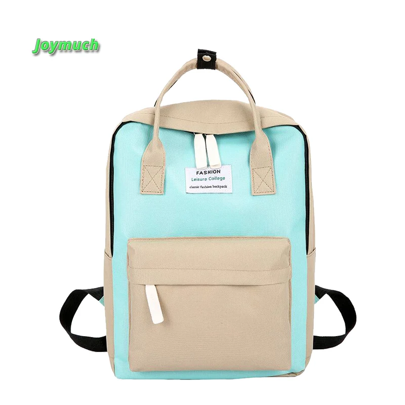 

2019 summer rucksack 4 color simple contrast color fjallraven fashion multi-function laptop backpack