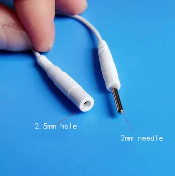 

Multipurpose 2.0mm Electrode pin with 2.5mm hole tail cable for Physiotherapy needle insertion conversion line 20pcs/lot