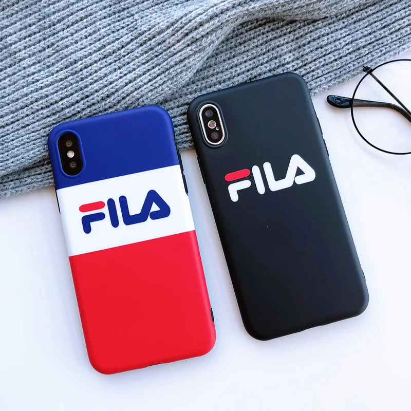 

Hot Italy sport brand soft silicon cover case for iphone 6 S 7 plus 8 8plus X XS XR MAX luxury stripe fashion Square phone coque