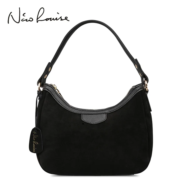 $US $22.97  2018 New Women Real Suede Leather Small Shoulder Bag Brand Female Leisure Cossbody Hobo Handbag For