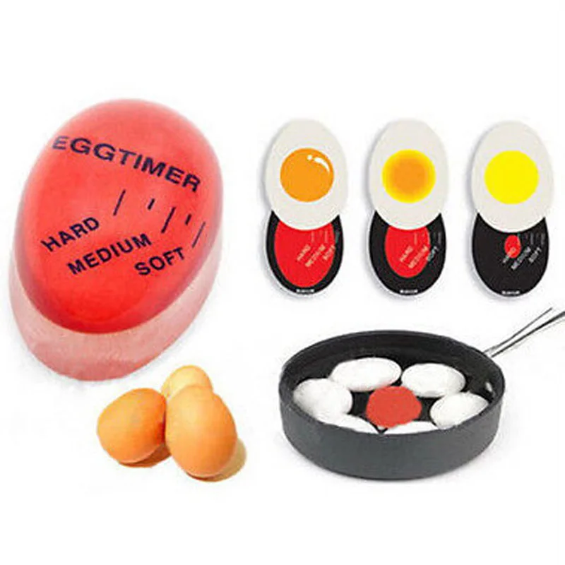 

Home Useful Kitchen Tool Mini Magic Colour Changing Egg Timer Time Cook Boil Eggs Thermometer Kitchen Helper