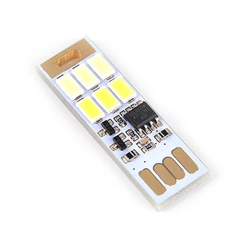 

1W 5V Mobile Phone Charger Desktop Notebook Computer Tablet Power Bank Mini Touch Control Adjustable Led Usb Light