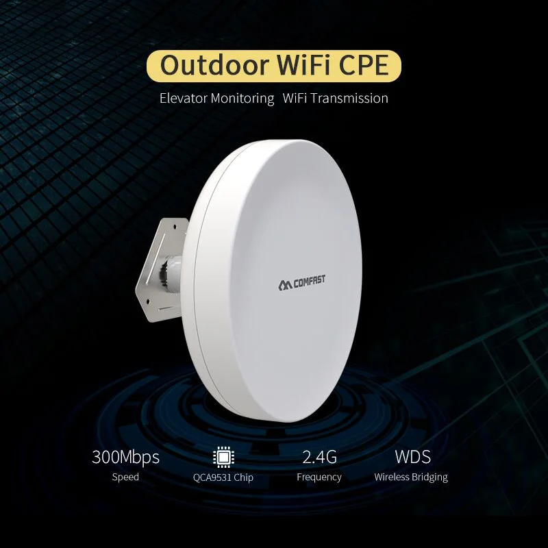 COMFAST 300 Мбит/с открытый беспроводной CPE WDS мост CF-A1 poe WI-FI маршрутизатор repetidor wif для дальней WI-FI передачи nanostation