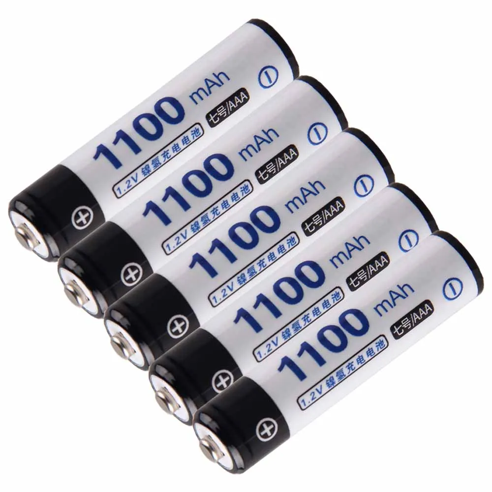 

Lowest price 5 piece AAA battery 1.2v batteries rechargeable 1100mAh nimh battery for power tools akkumulator