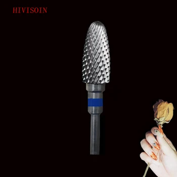 

HIVISOIN- 15pcs -Carbide Nail Drill Bit - Flame Bit - (60092020) TiN