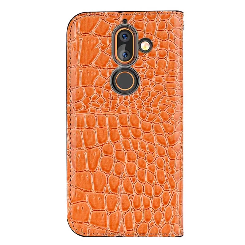 Чехол сверкающий с блестками для Coque Nokia 3,1 5,1 6,1 крокодиловый PU кошелек флип-чехол для Nokia 5 6 8 Nokia 7 Plus чехол для телефона Funda