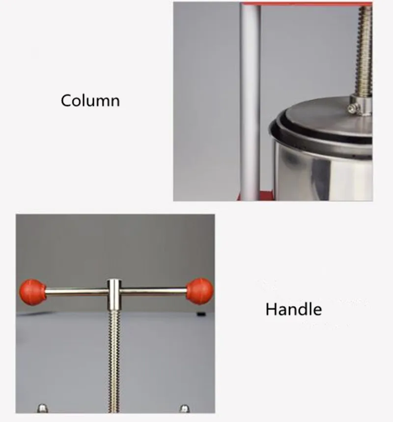 Домашний небольшой пресс для сока вина из нержавеющей стали ручной пресс для винограда