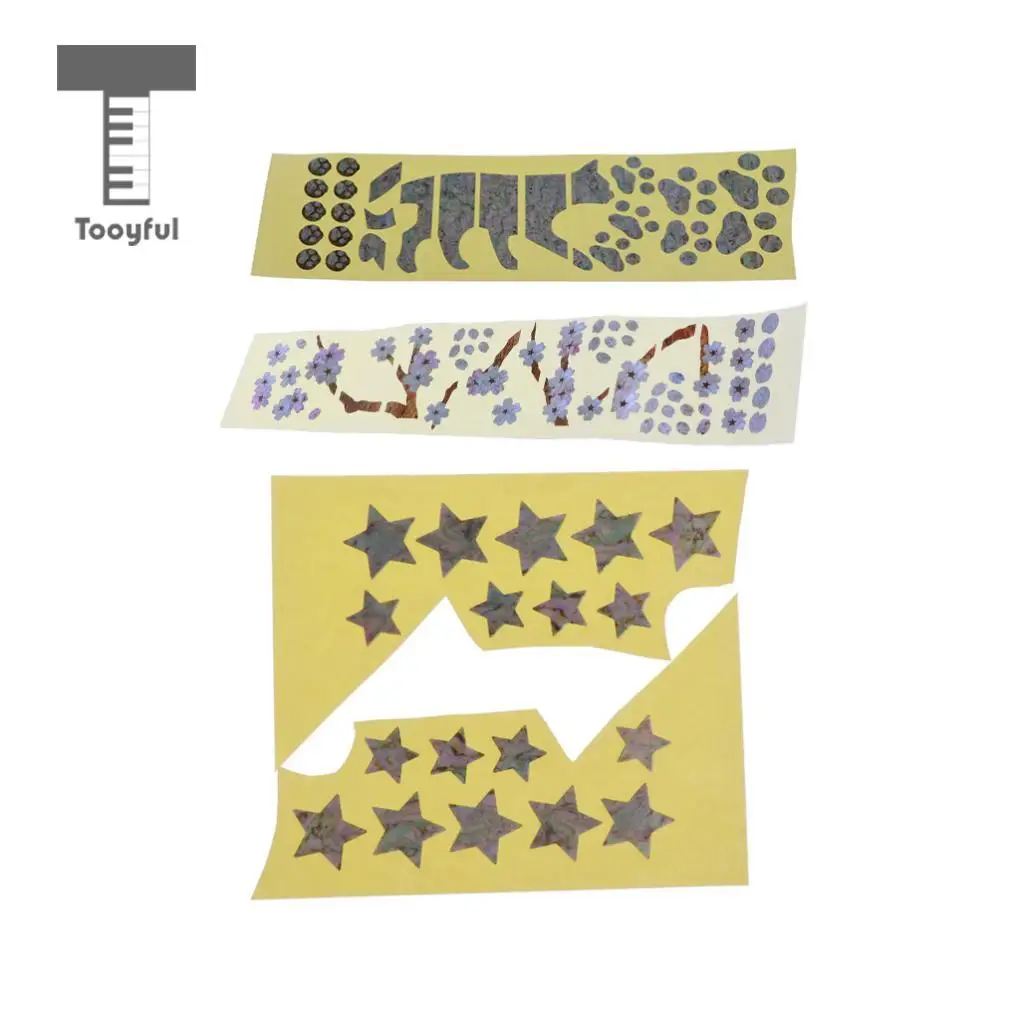 Tooyful Guitar Fretboard Note Decals Fingerboard Fret Map Label Sticker for Beginner Learner Practice