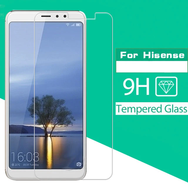 

Tempered Glass For Hisense F26 Infinity H11 H18 H20 HLTE200T 9H Screen Protector Front Phone protection Glass Film + Cloth