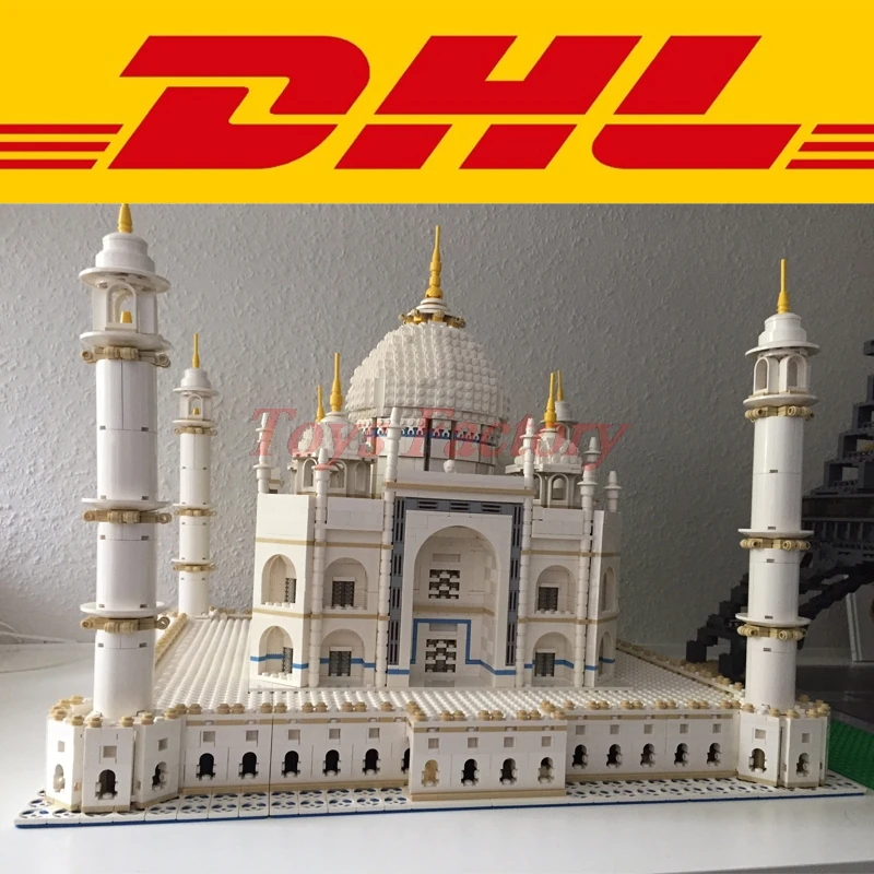 Clone 10189 MOC 2017 LEPIN 17001 5952pcs City Street The taj mahal Model Building Kit Set Blocks Bricks Toy Gift