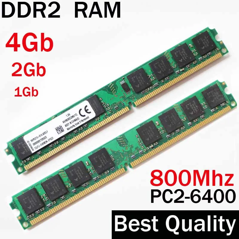 4 gb ram ddr2 800 4 gb 2gb 1gb ddr2 800mhz 4 gb/para amd para intel memoria ram ddr2 4 gb único/memória ddr 2 4 gb ram pc2 6400|4gb ram ddr2|ddr2 800 4gbram ddr2 800 4gb - AliExpress
