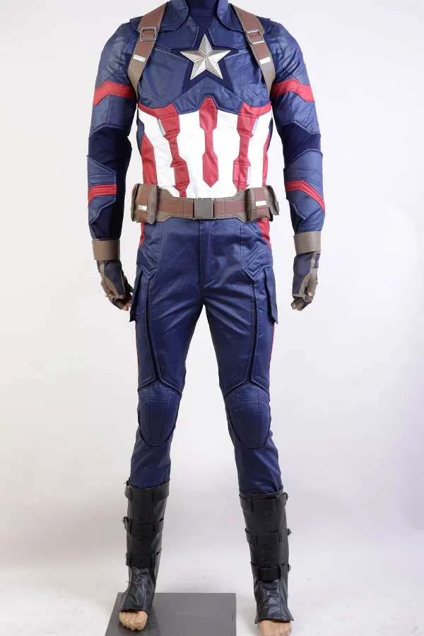 Карнавальный костюм Капитана Америки для косплея, костюм Капитана Америки для взрослых и мужчин на Хэллоуин, полный комплект, костюм Стива Роджерса