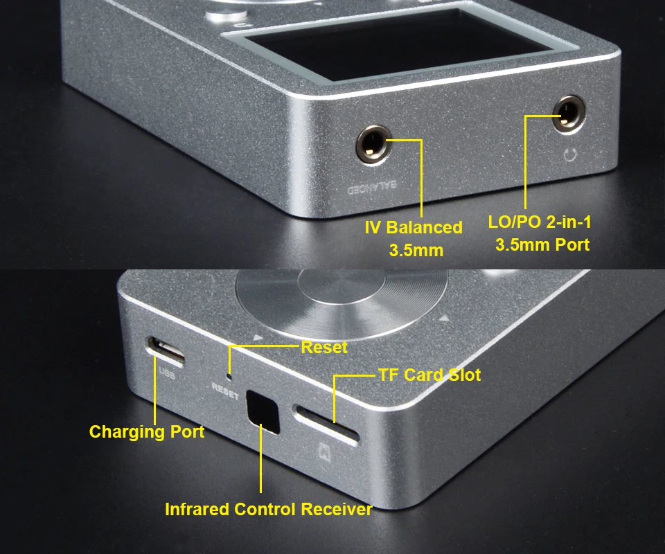 F. Аудио FA1 HiFi без потерь Музыкальный плеер AK4497EQ DSD DAC цифровой аудиоплеер DAP MP3