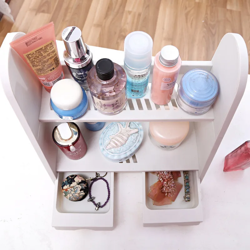 الأسرة ديكور رفوف التخزين التجميل القرطاسية كتاب مجلة تخزين الرف سطح المكتب ديكور مجوهرات حالة التخزين درج