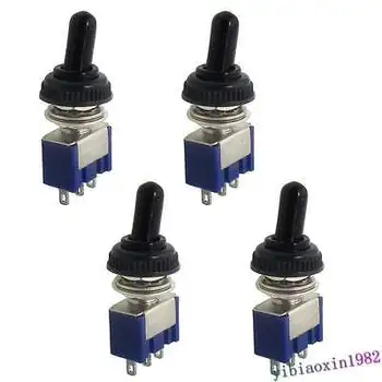 

20Pcs AC 125V 6A ON/ON 2 Position SPDT Toggle Switch with Waterproof Boot