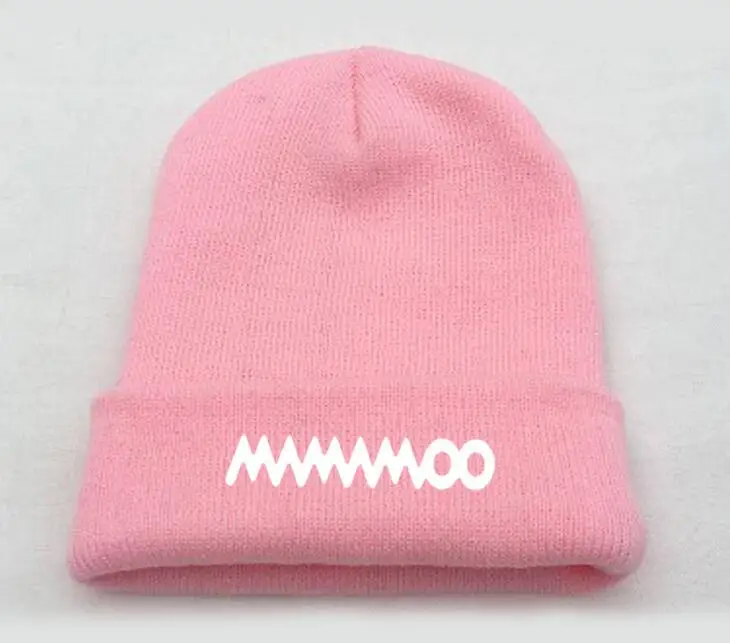 Mamamoo логотип печати зимние шапки для мужчин и женщин Кепка унисекс kpop модная шапочка