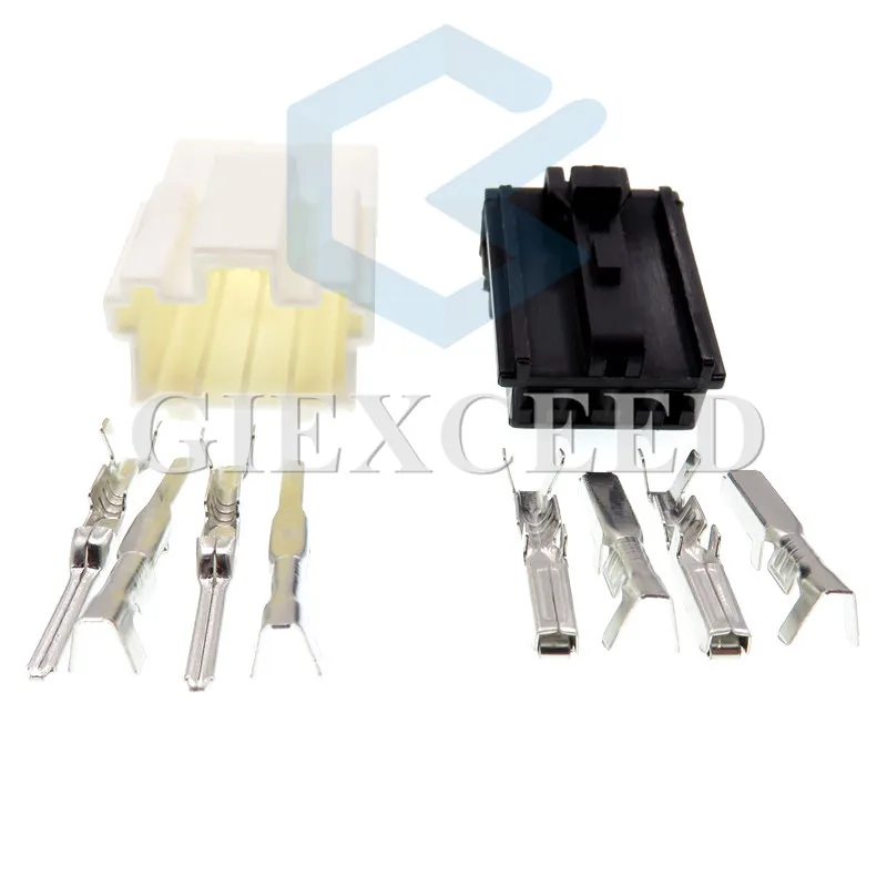 

2 Sets 4 Pin Female Male Automotive Canle Connector Wiring Socket For Car