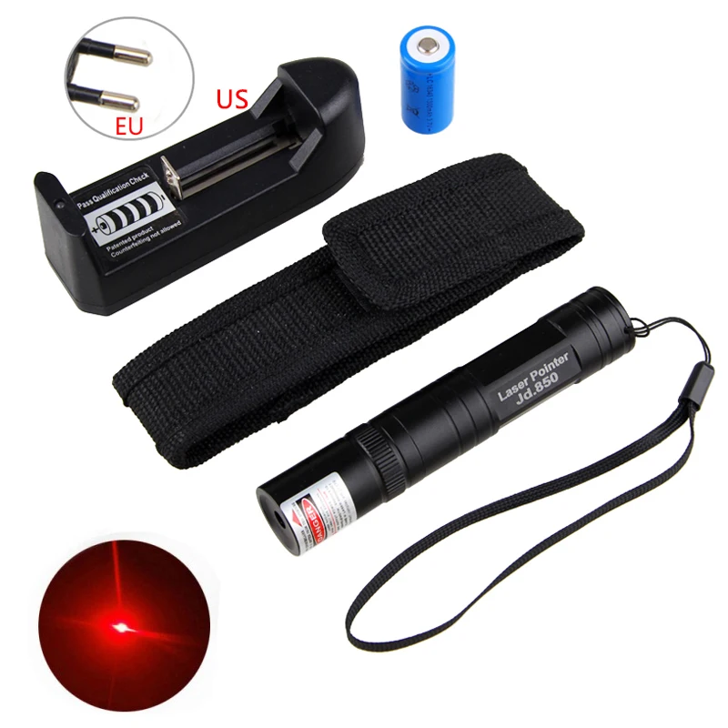 

Mini Laser Flashlight Laser Pointer Red Laser Pen Light Beam Presentation Powerpoint Presenter with Battery and Charger