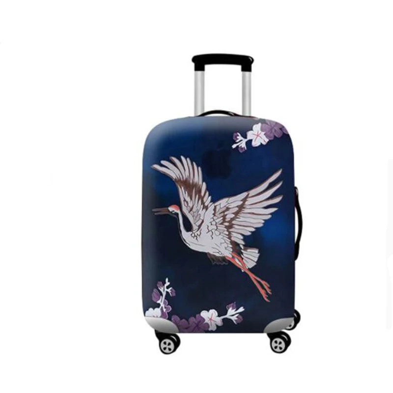 Fashion stretch cloth luggage dust cover printing waterproof suitable for 18-32 inch trolley case dust cover travel accessories
