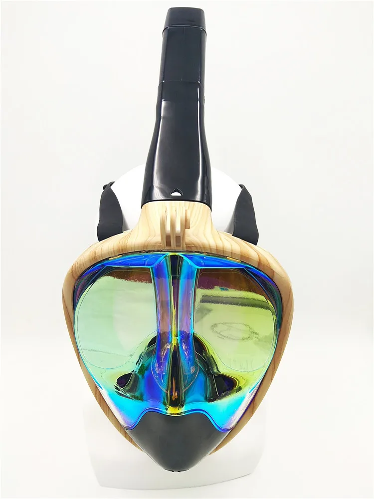 Маска для дайвинга из углеродного волокна покрытие полное лицо противотуманная маска Сноркелинг взрослые противоскользящие маска для